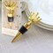 4" Gold Crown Metal Wine Bottle Stopper Clear Gift Box Wedding Favor Party Event